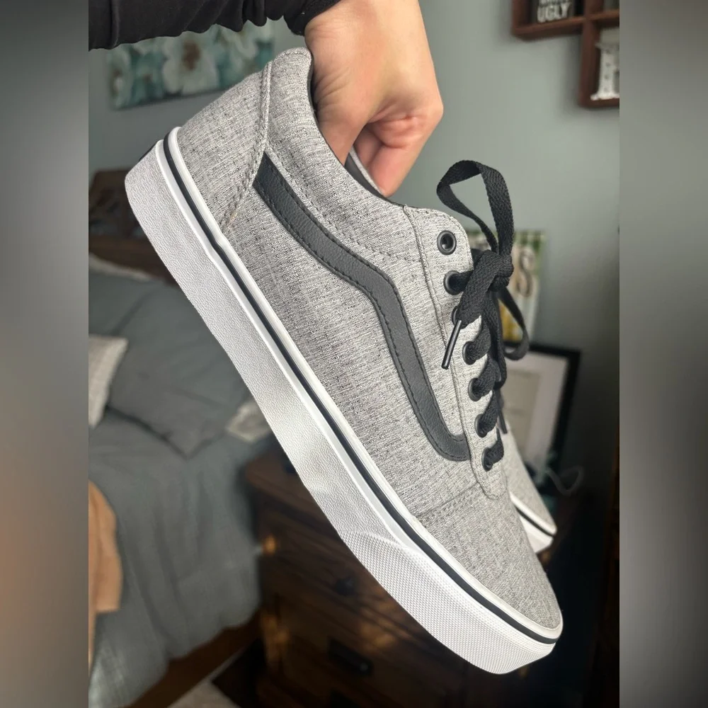 Vans Gray Canvas Men's sneakers - Picture 6 of 8